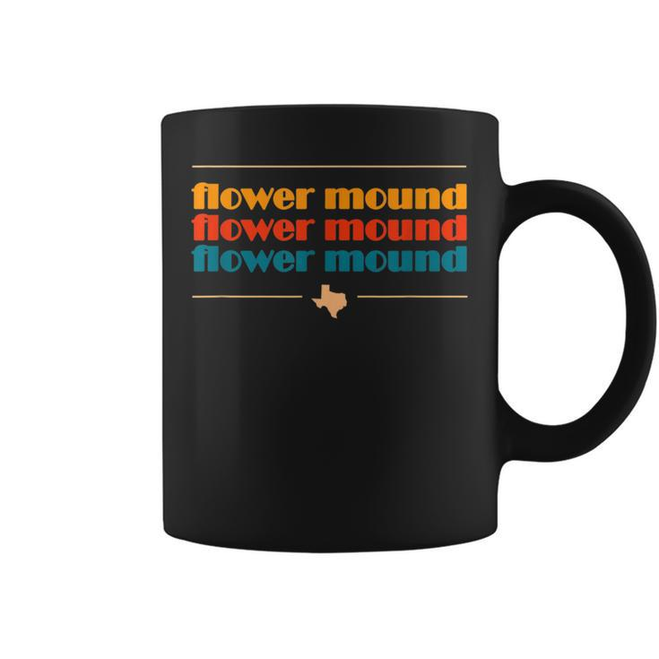 Flower Mound Texas Vintage Souvenirs Tx Retro Repeat Coffee Mug
