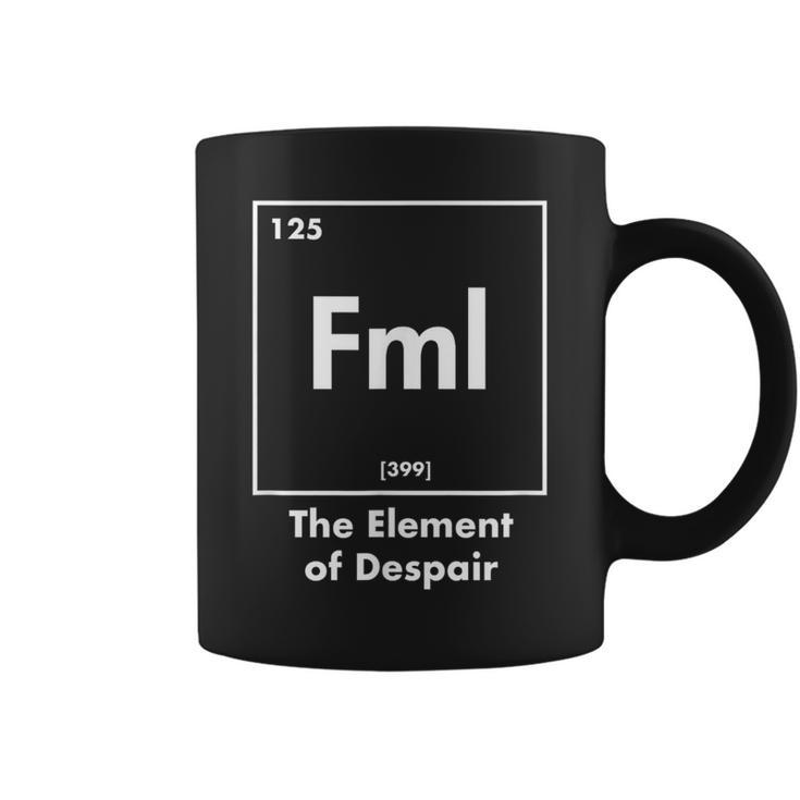 Fml The Element Of Despair Internet Acronym Coffee Mug