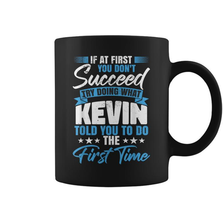Forename Birthday Kevin Name Fathers Day Coffee Mug