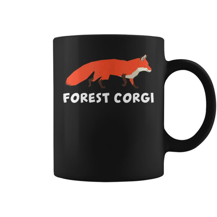 Forest Corgi Fox Funny Renamed Animals Meme  Coffee Mug