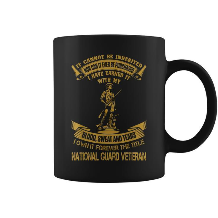 Forever The Title National Guard Veteran  Coffee Mug