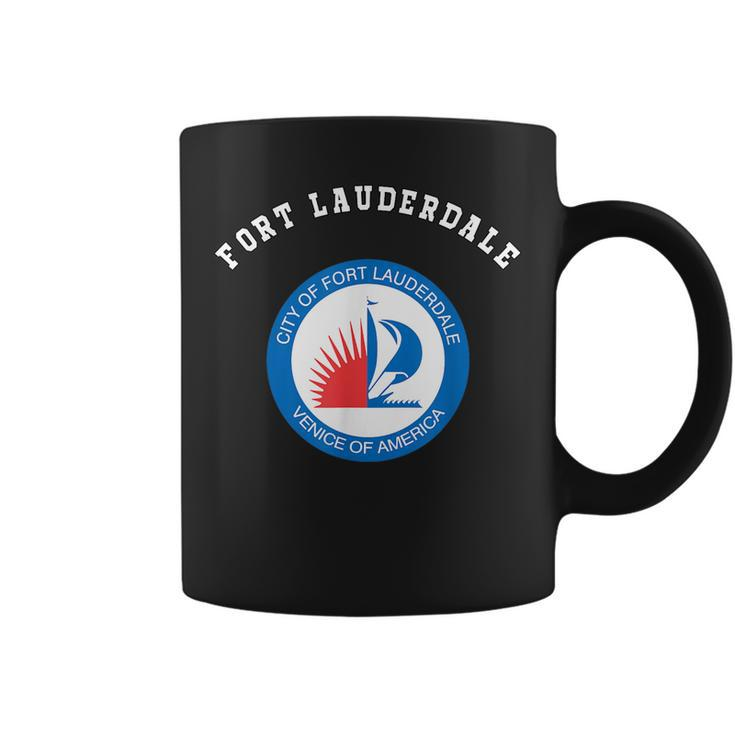 Fort Lauderdale Coat Of Arms Flag Pride National Gift Souven  Coffee Mug