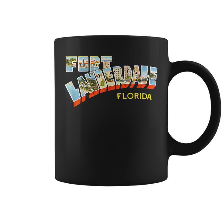 Fort Lauderdale Florida Fl  Vintage Retro T  Coffee Mug