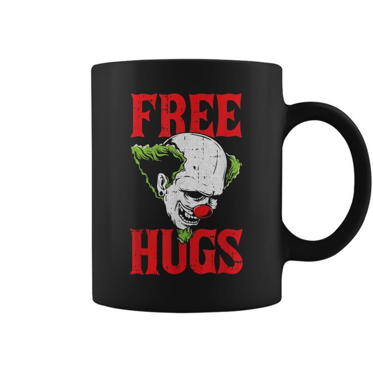 Free Hugs Clown Lazy Halloween Costume Scary Creepy Horror  Coffee Mug