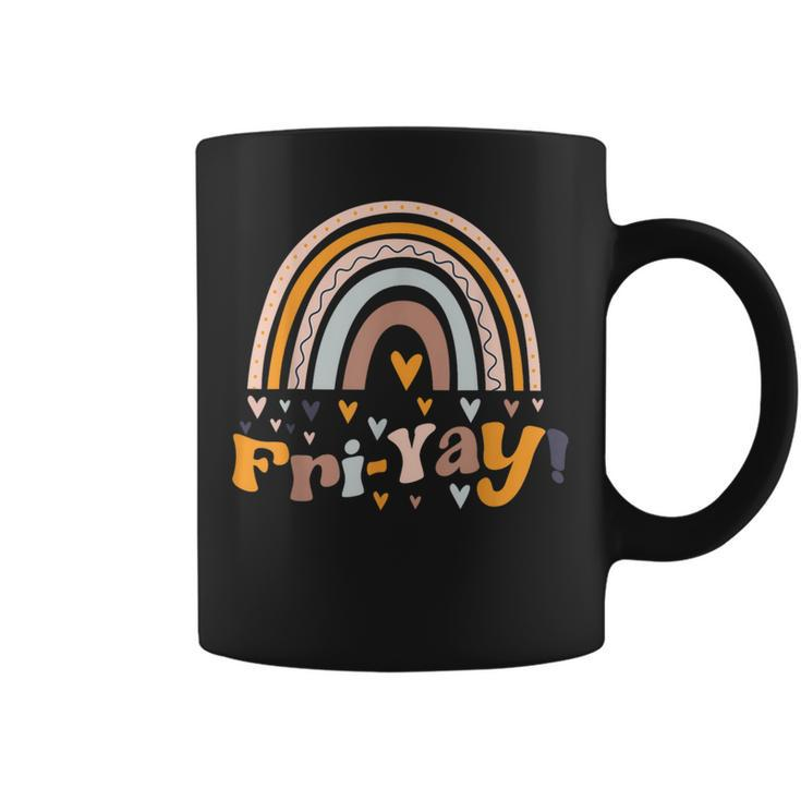 Fri Yay Friday Lovers Fri-Yay Teacher Weekend Tie Dye Coffee Mug