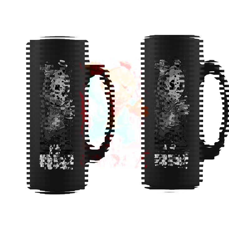 Friday 13Th Funny Halloween Horror Graphic Horror Movie Halloween Funny Gifts Coffee Mug