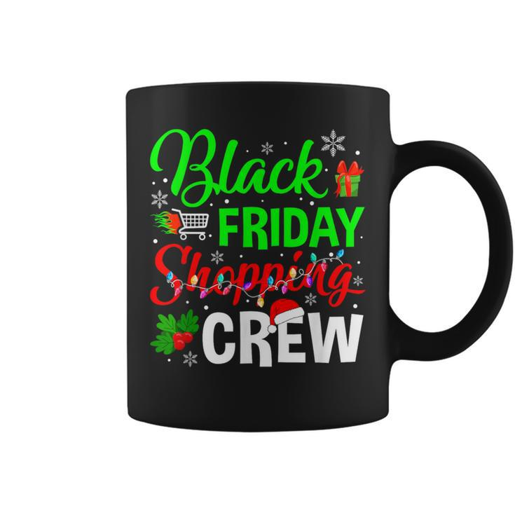Friday Shopping Crew Christmas Black Shopping Family Group Coffee Mug