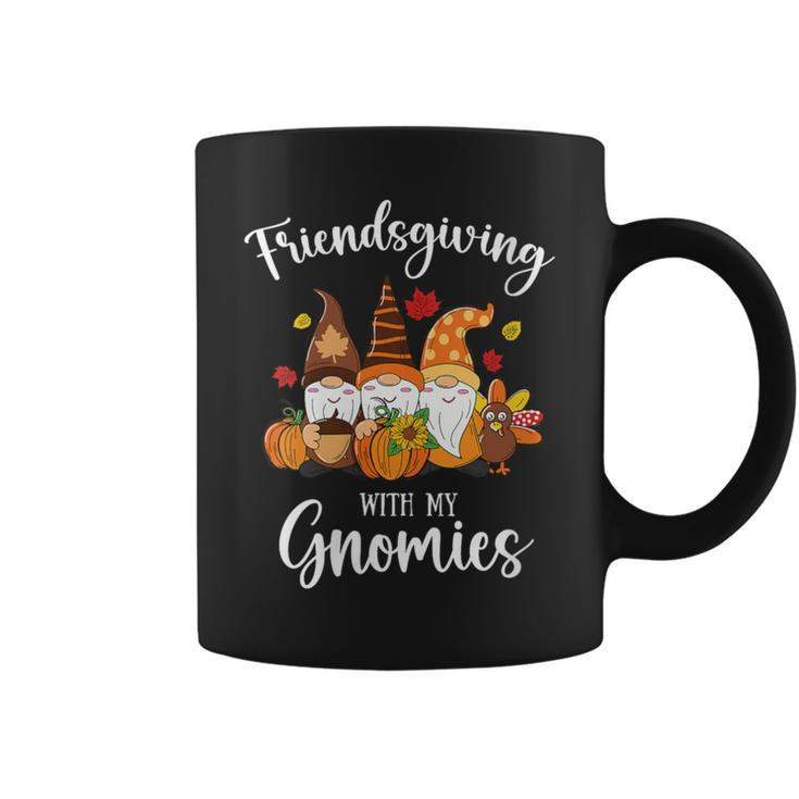 Friendsgiving With My Gnomies Thanksgiving Three Gnomes Coffee Mug