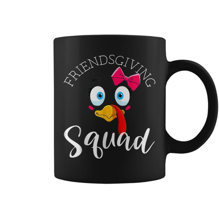 Friendsgiving Squad Happy Thanksgiving Turkey Day Coffee Mug