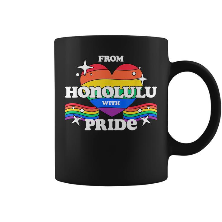 From Honolulu With Pride Lgbtq Gay Lgbt Homosexual  Coffee Mug