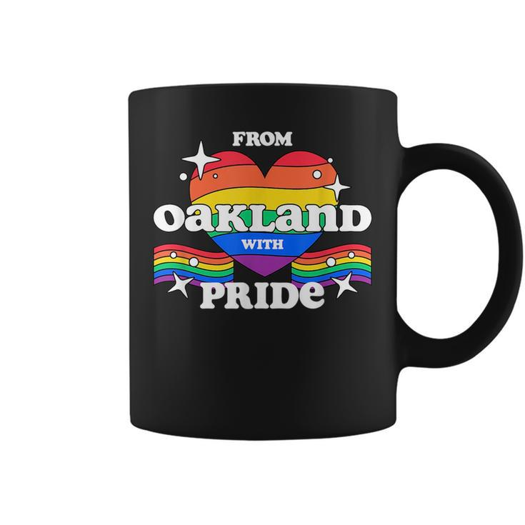 From Oakland With Pride Lgbtq Gay Lgbt Homosexual  Coffee Mug