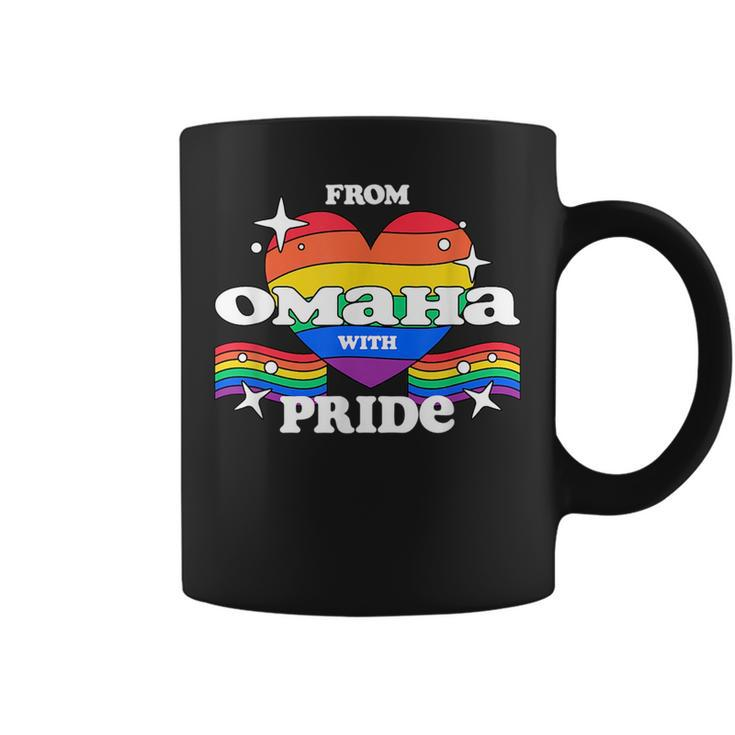 From Omaha With Pride Lgbtq Gay Lgbt Homosexual Pride Month  Coffee Mug