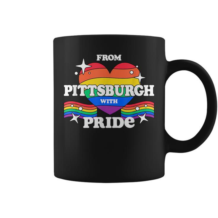 From Pittsburgh With Pride Lgbtq Gay Lgbt Homosexual  Coffee Mug