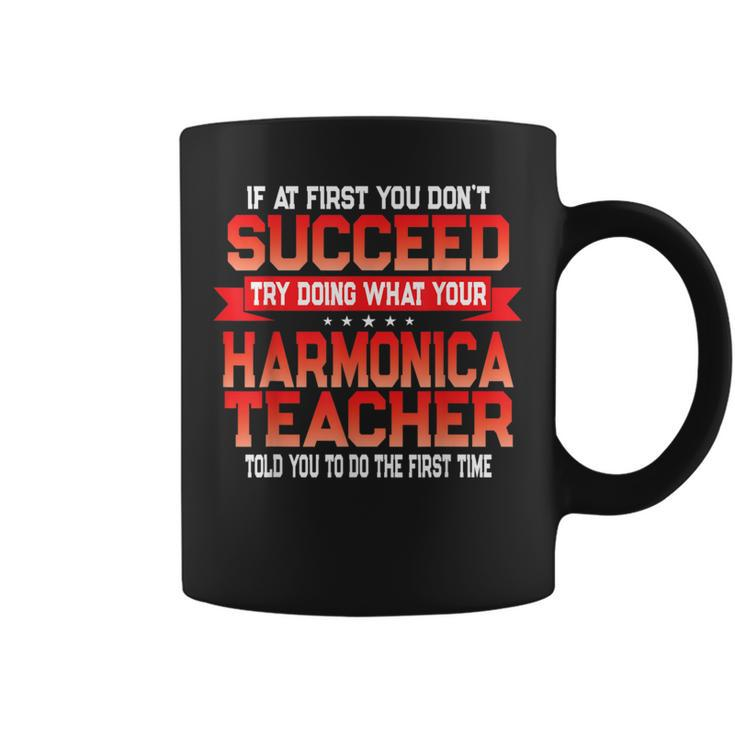 Fun Harmonica Teacher School Music Quote Coffee Mug