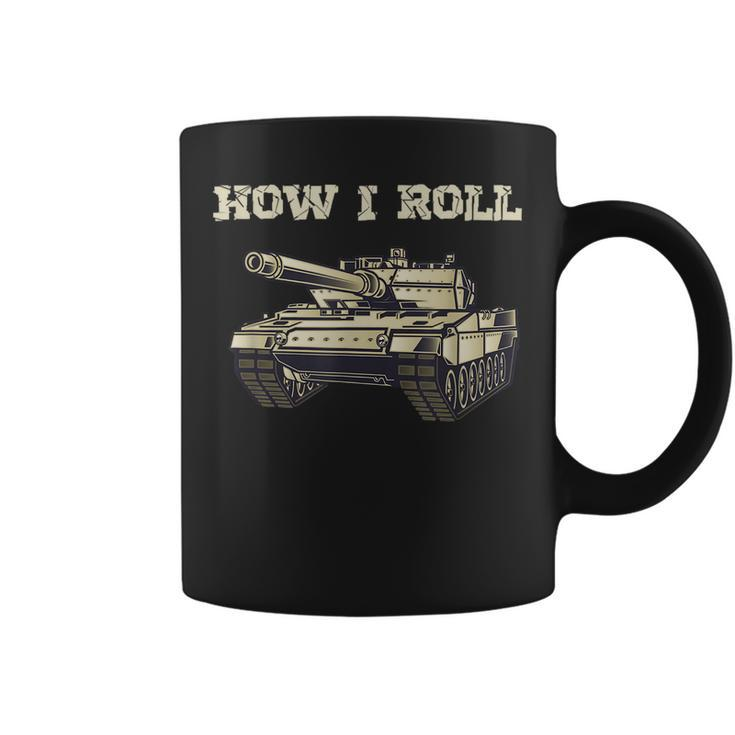 Fun How Roll Battle Tank Battlefield Vehicle Military Coffee Mug