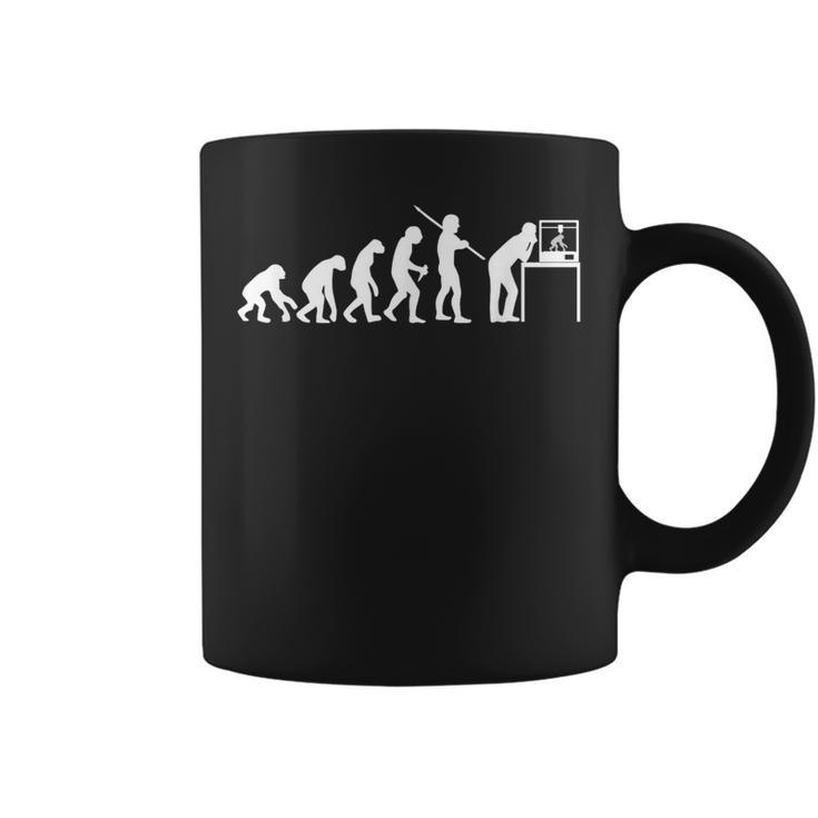 3D Printing Evolution 3D Printer Joke For Men Coffee Mug