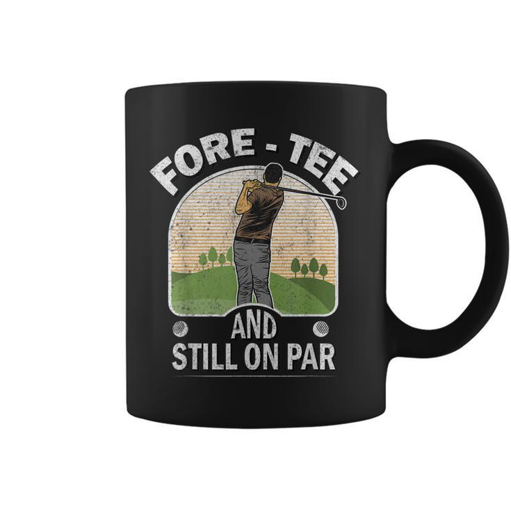 Funny 40Th Birthday Golfer Gifts Turning 40 Year Old Golfing  Coffee Mug