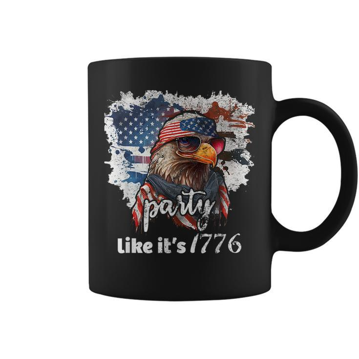 Funny 4Th Of July American Flag And Eagle Cool 4Th Of July Coffee Mug