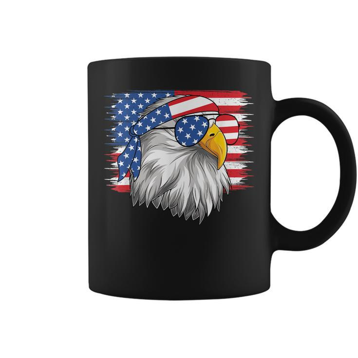 Funny 4Th Of July American Flag Patriotic Eagle Usa  Coffee Mug