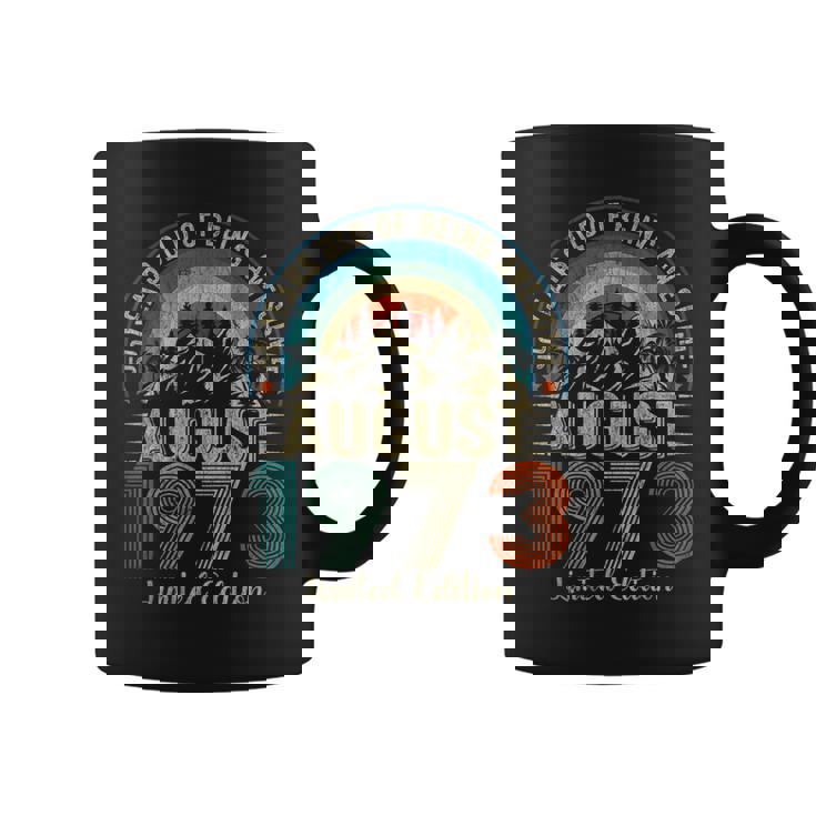 50 Years Old August 1973 Vintage 50Th Birthday Coffee Mug