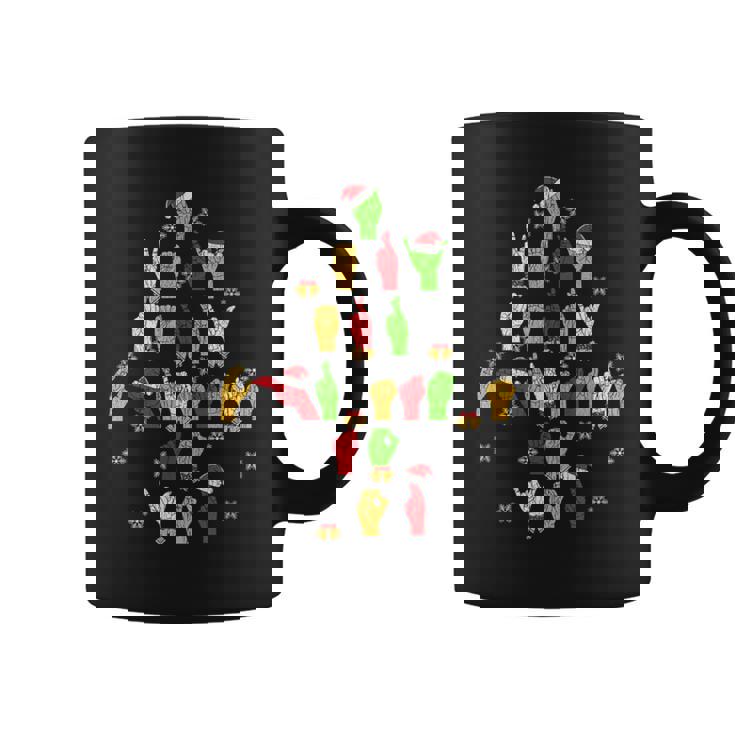 Asl Christmas American Sign Language Coffee Mug