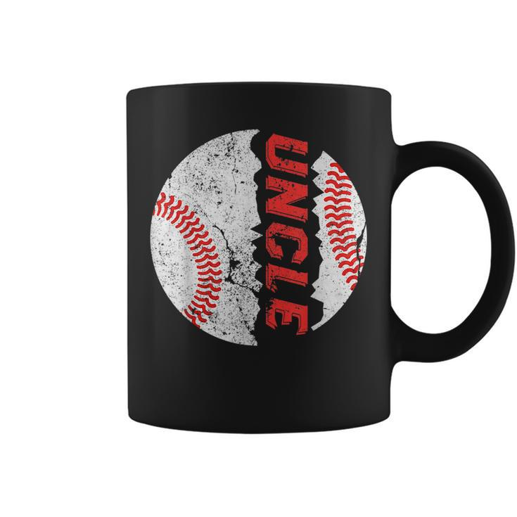 Funny Ball Uncle Softball Baseball Bday Graphic Fathers Day  Coffee Mug