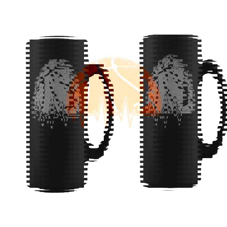 Basketball Heartbeat Basketball Player Coffee Mug