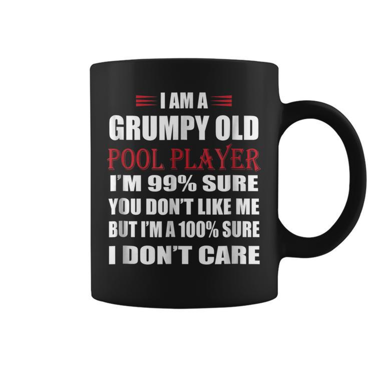 Funny Billiards  I Am A Grumpy Old Pool Player Coffee Mug