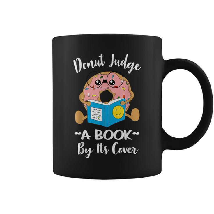 Bookworm Teacher Librarian Reading Donut Pun Literacy Coffee Mug