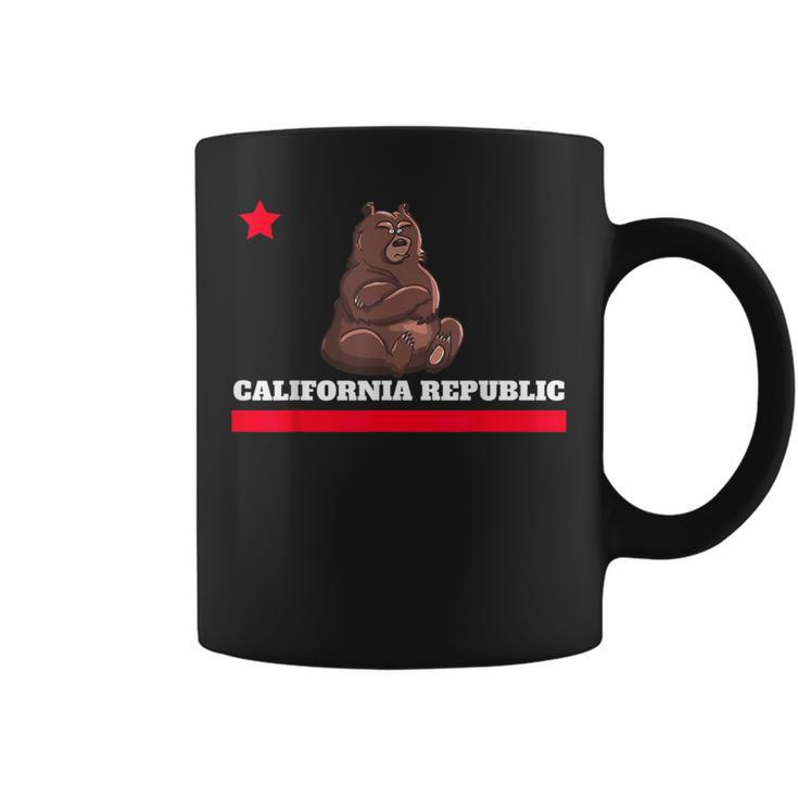 California Republic State Flag NoveltyCoffee Mug