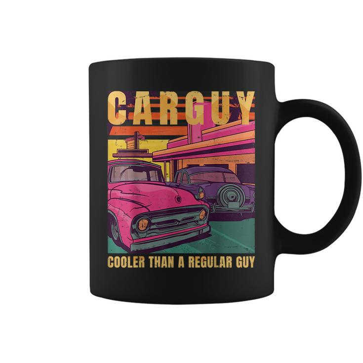 Funny Car Guy Gift Car Guy Definition Retro Vintage Gift Definition Funny Gifts Coffee Mug