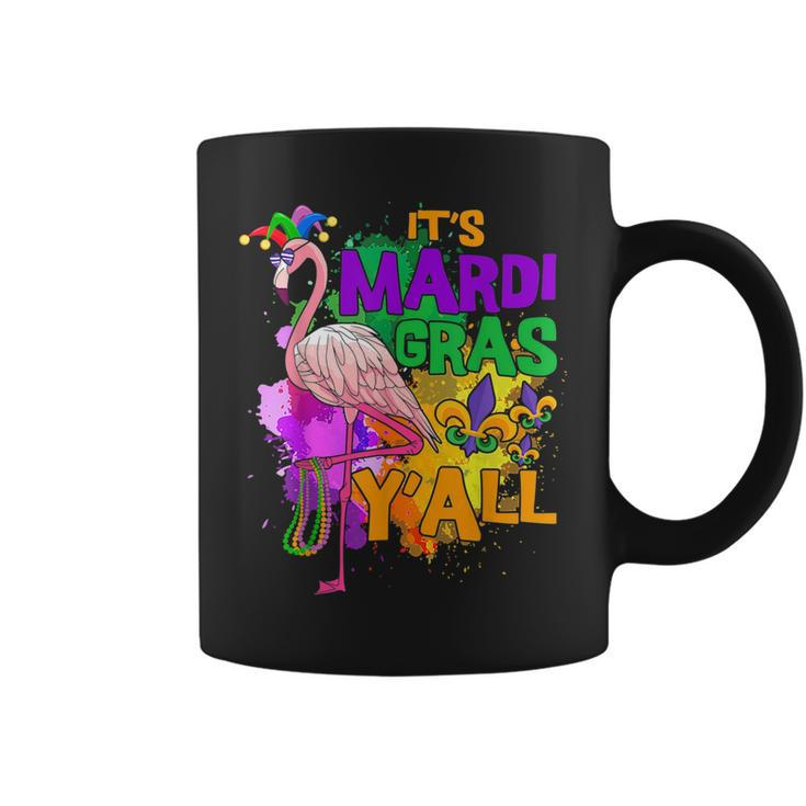 Funny Carnival Party Gift Idea Flamingo Mardi Gras Flamingo Funny Gifts Coffee Mug