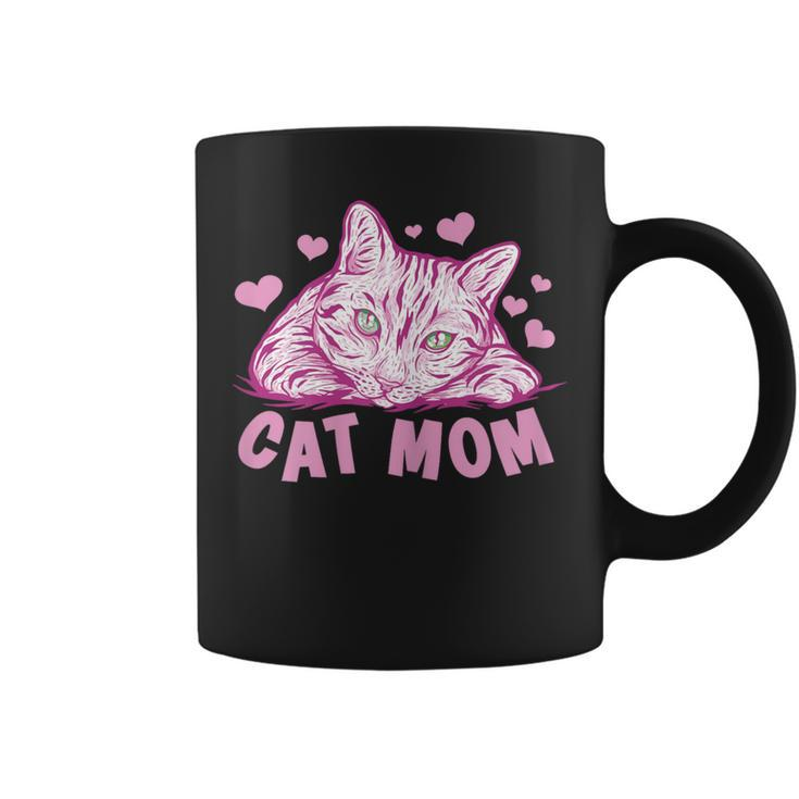 Cat Mom Cat Lovers Coffee Mug