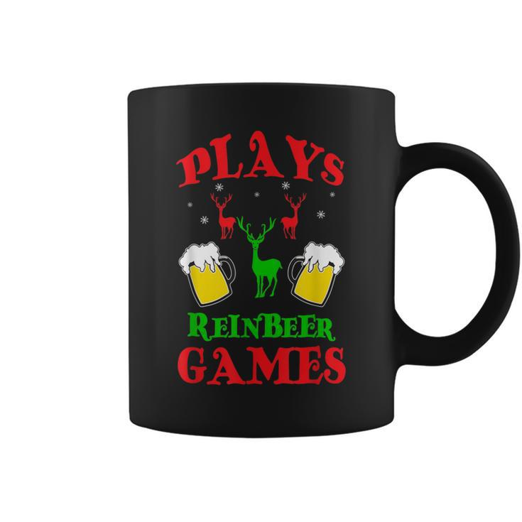 Christmas Plays Rein Beer Games Party T Coffee Mug