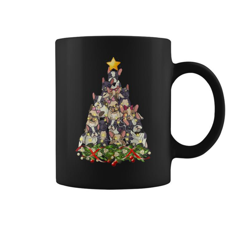 Christmas Tree French Bulldog Ugly Christmas Sweaters Coffee Mug