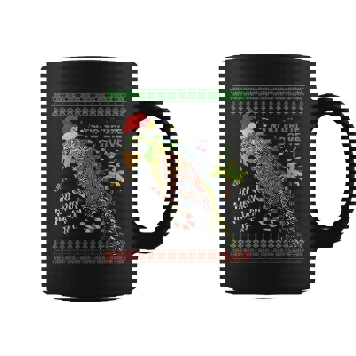 Christmas Tropical Parrot Ugly Christmas Sweater Coffee Mug