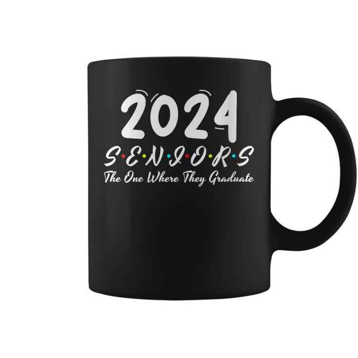 Funny Class Of 2024 One Where They Graduate Seniors 2024 Coffee Mug