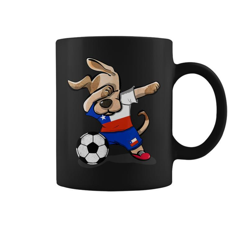 Dabbing Dog Chile Soccer Jersey Chilean Football Lover Coffee Mug