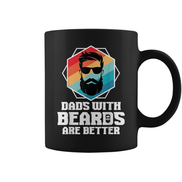 Funny Dads With Beards Are Better Dad Joke  Fathers Day  Coffee Mug