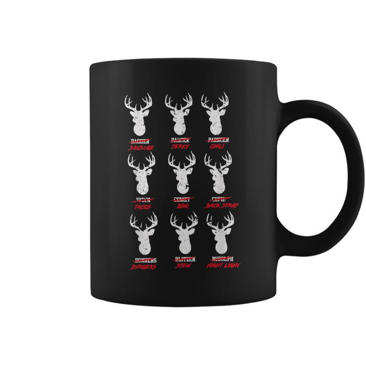 Funny Deer Hunters Santas Reindeer - Deer Cuisine  Reindeer Funny Gifts Coffee Mug