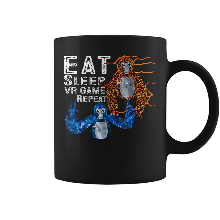 Eat Sleep Gorilla Vr Game Monke Tag Vr Game Coffee Mug