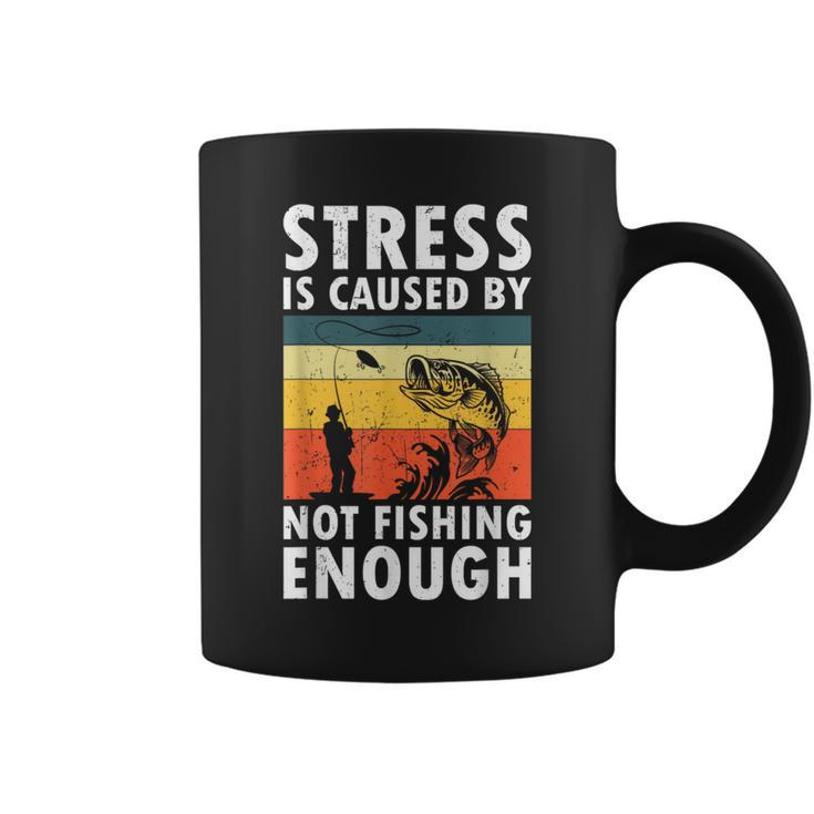 Funny Fishing Design For Men Women Fisherman Fishing Lover  Coffee Mug
