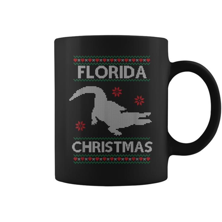 Florida Christmas Holiday Ugly Sweater Style Coffee Mug