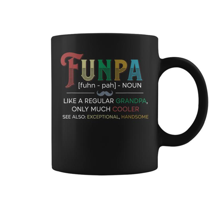 Funny Funpa Definition For Grandpa Grandfather Fathers Day  Coffee Mug