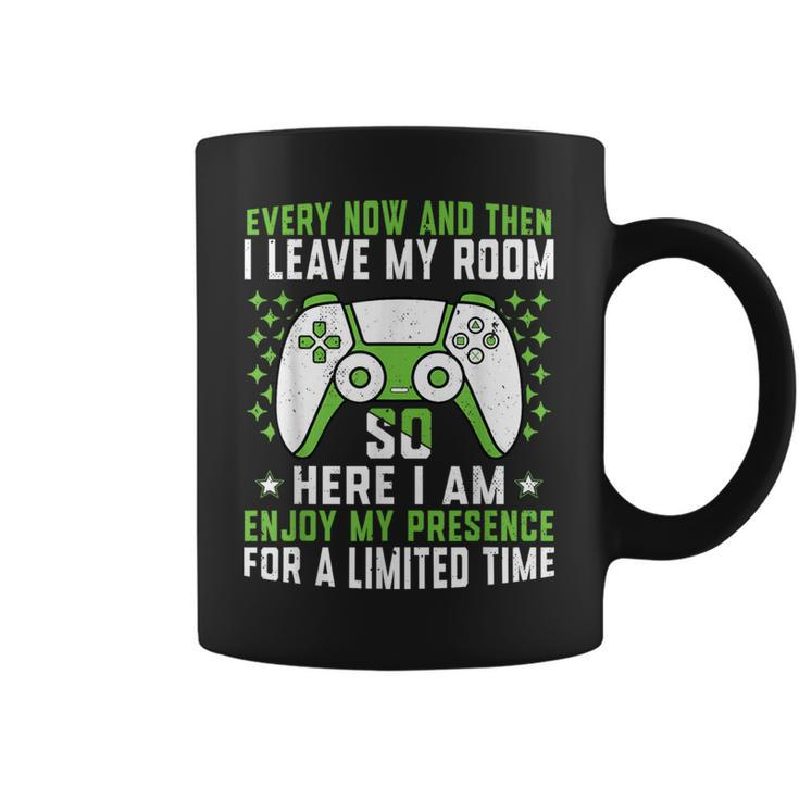 Gaming Every Now And Then I Leave My Room Gamer Coffee Mug