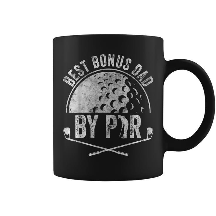 Funny Golf Lover Sports Golfer  Best Bonus Dad By Par Coffee Mug