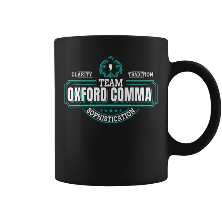 Grammar Police I Team Oxford Comma Coffee Mug
