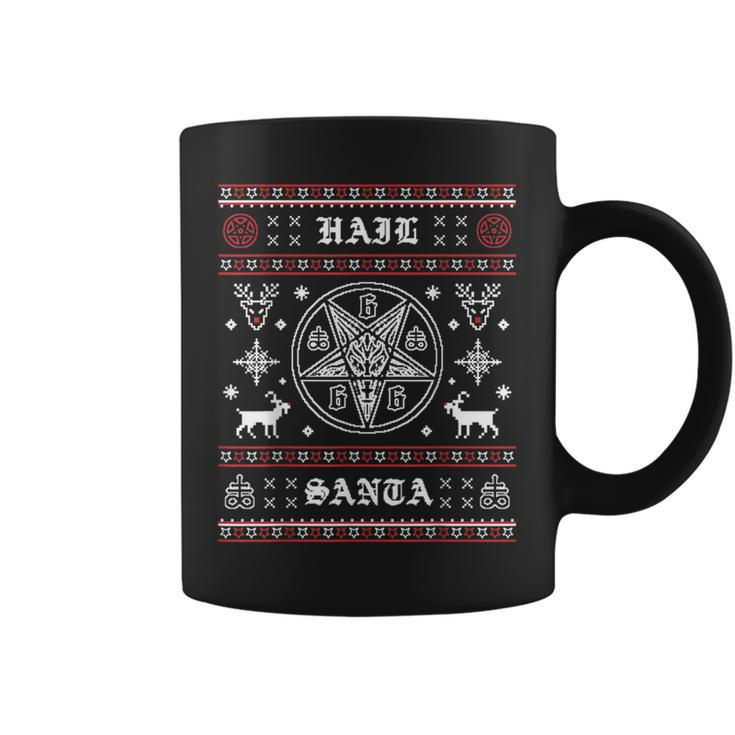 Hail Santa Ugly Christmas Sweater Amazing Coffee Mug