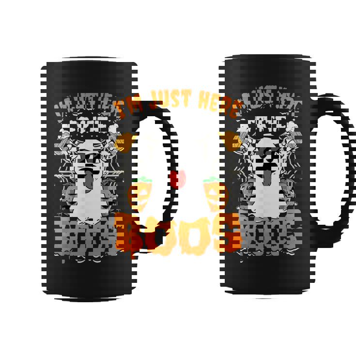Halloween Ghost Costume I'm Just Here For The Boos Coffee Mug
