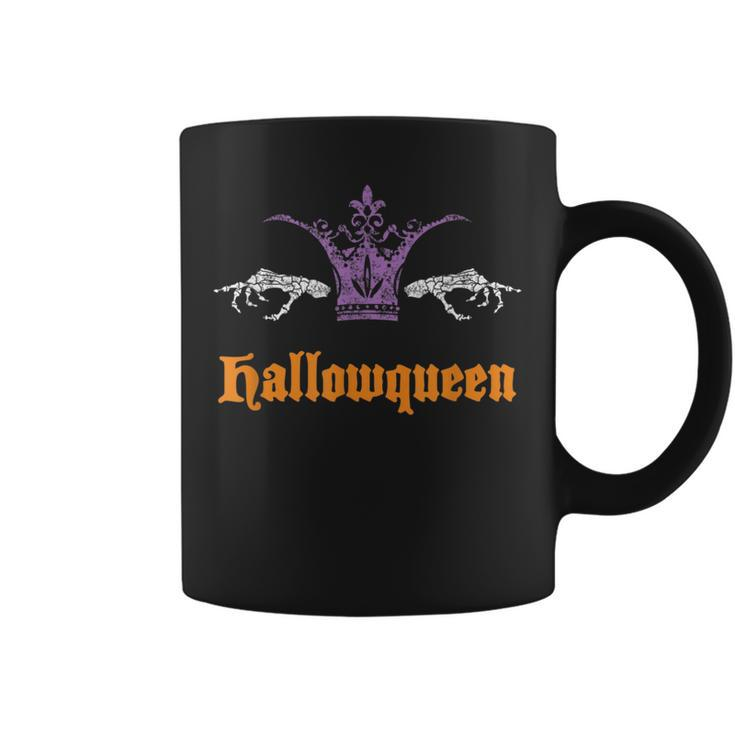 Funny Hallowqueen  Queen Halloween Costume Gift Halloween Funny Gifts Coffee Mug